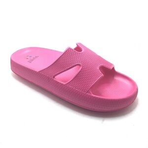 Palms Womens Pink Cushion Summer Slides Sandal Size 10